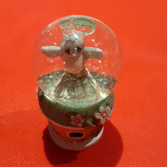 Precious Moments Bluebird Mini Snow Globe - Picture 2 of 3
